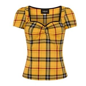 Collectif “Clueless Plaid” Top